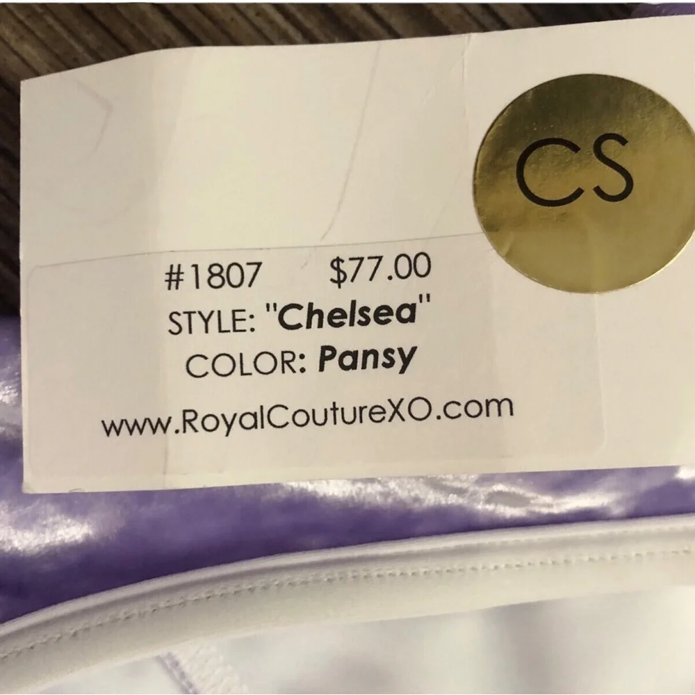 Royal Couture XO Ballet Velvet Leo | Backlesss Lavender